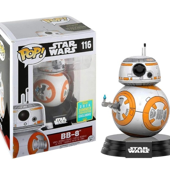Funko POP! Star Wars BB-8 Thumbs Up 2016 Summer Convention Exclusive #116 - Picture 1 of 1